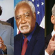 From left: Carol Moseley Braun; Danny Davis; Rahm Emanuel